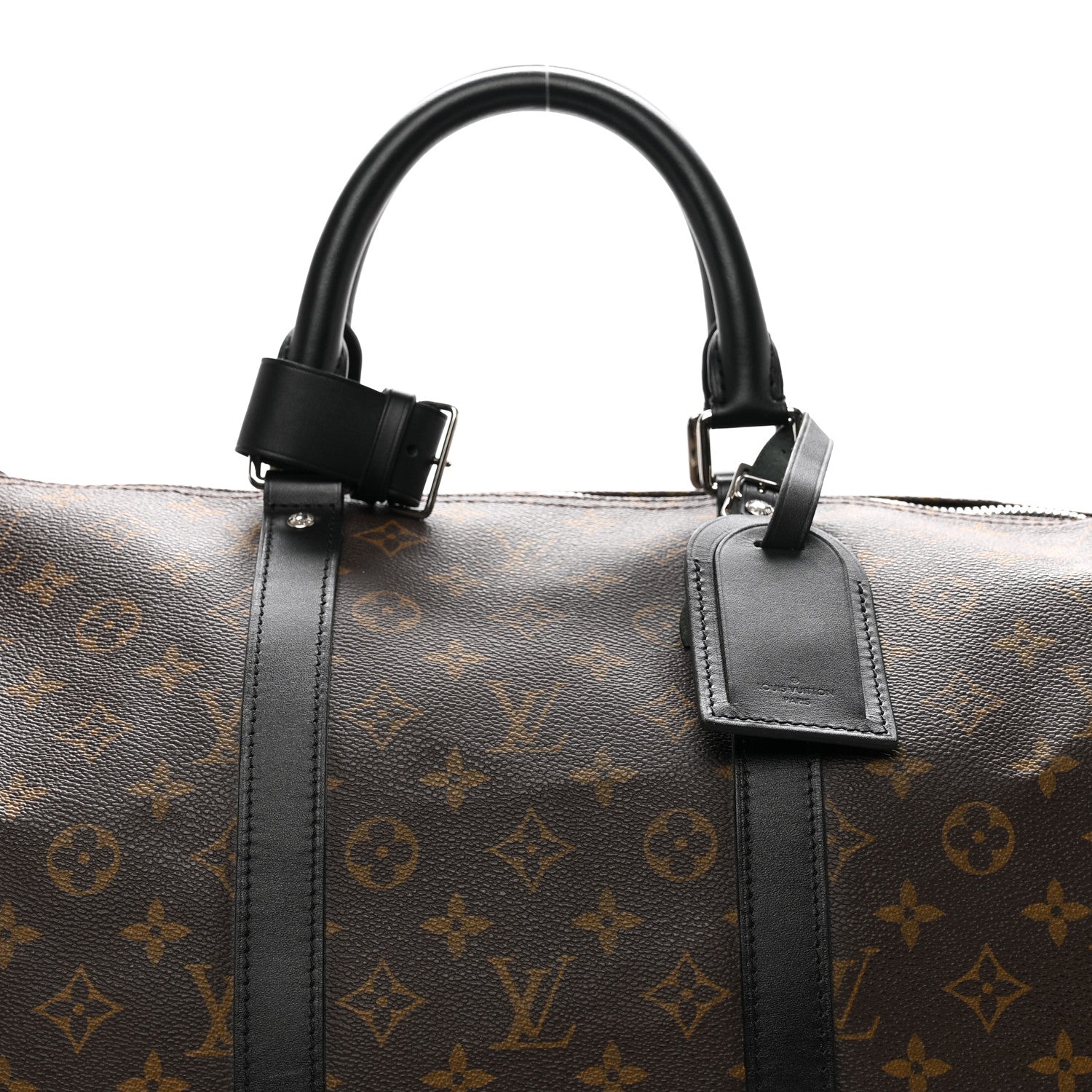 Louis Vuitton Monogram Macassar Keepall Bandouliere 55 5 of 8