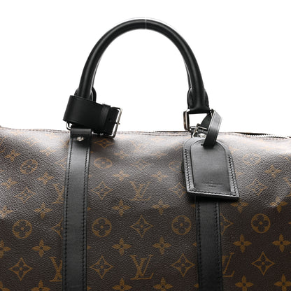 Louis Vuitton Monogram Macassar Keepall Bandouliere 55 5 of 8