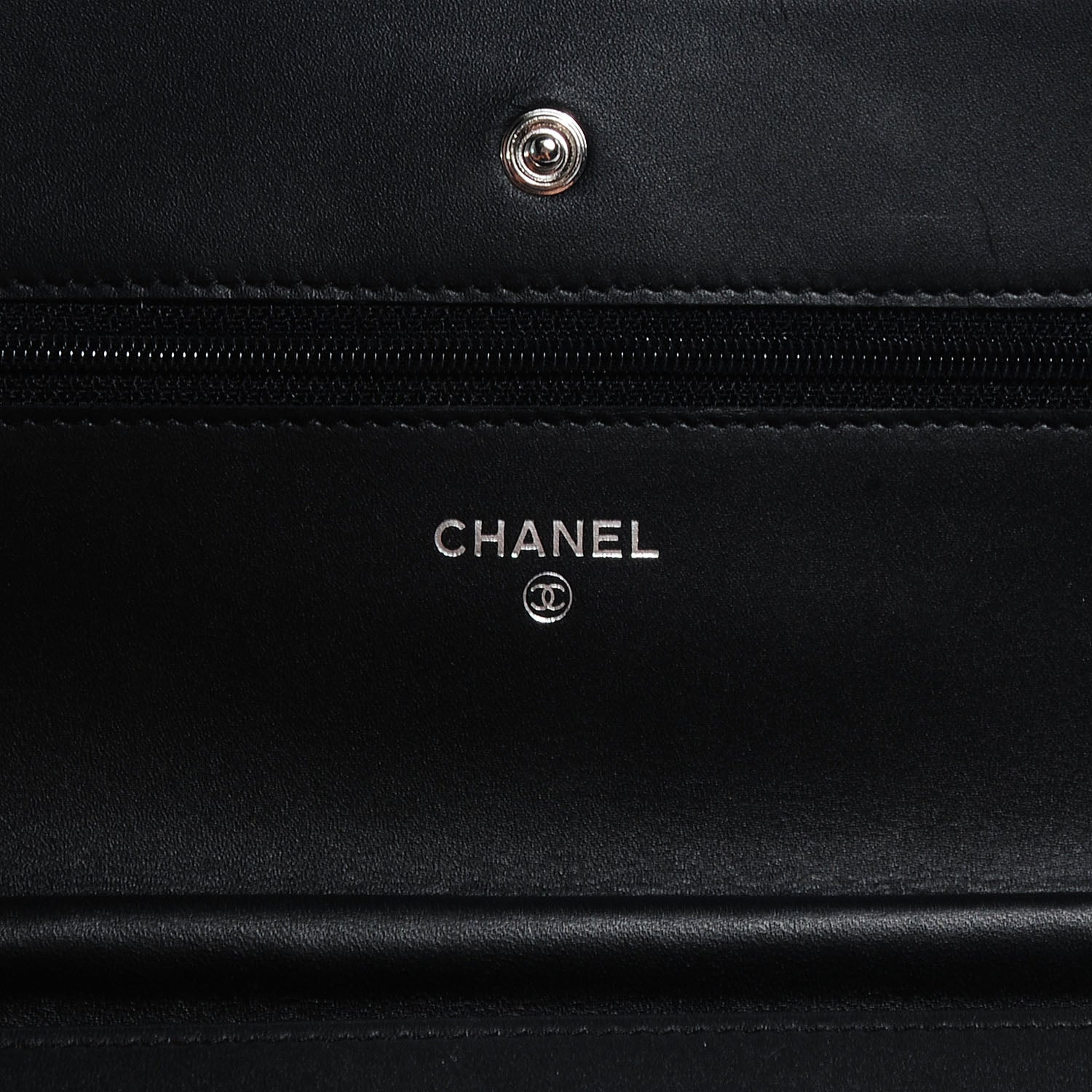 Chanel Caviar Wallet on Chain WOC Black 6 of 9