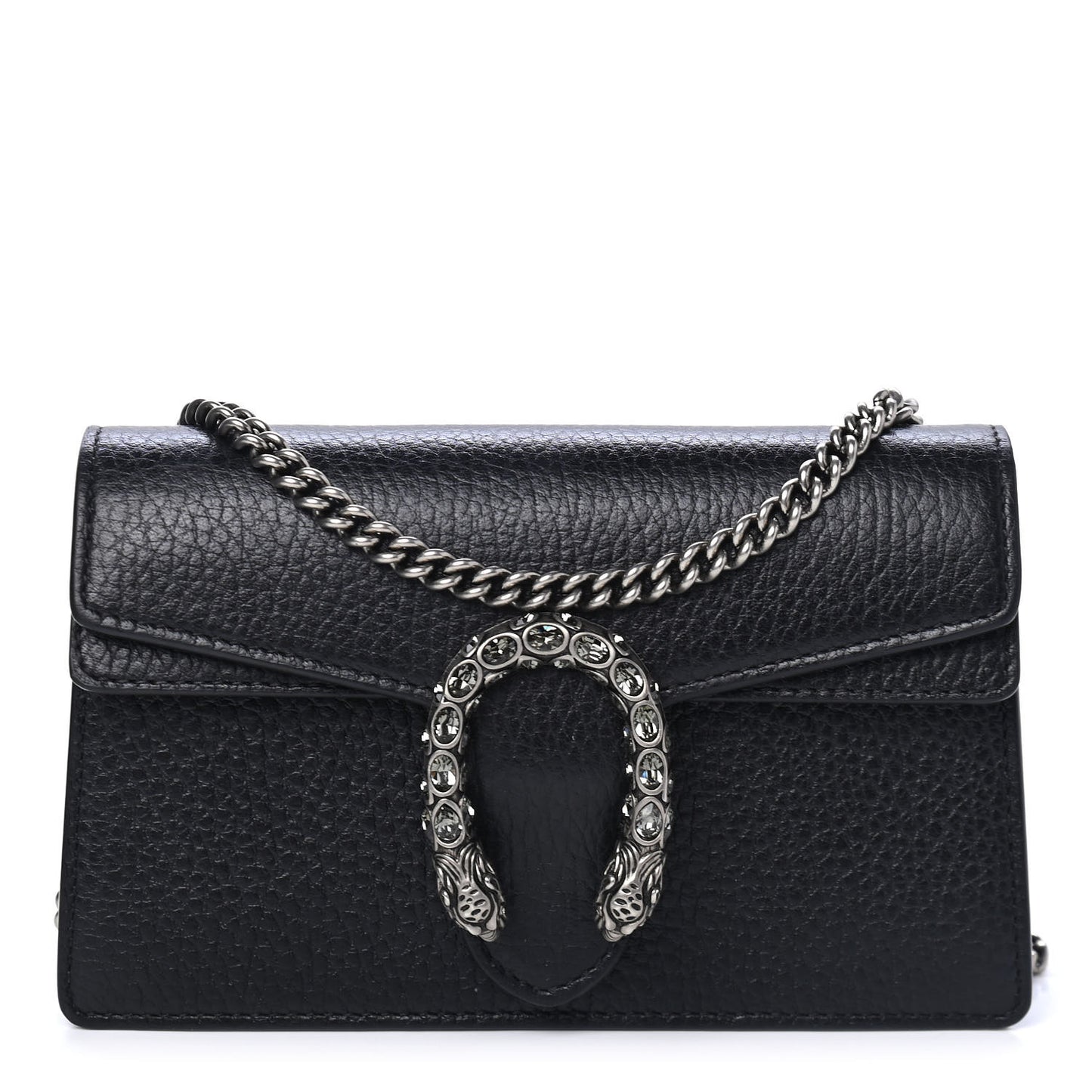 Calfskin Super Mini Dionysus Shoulder Bag Black