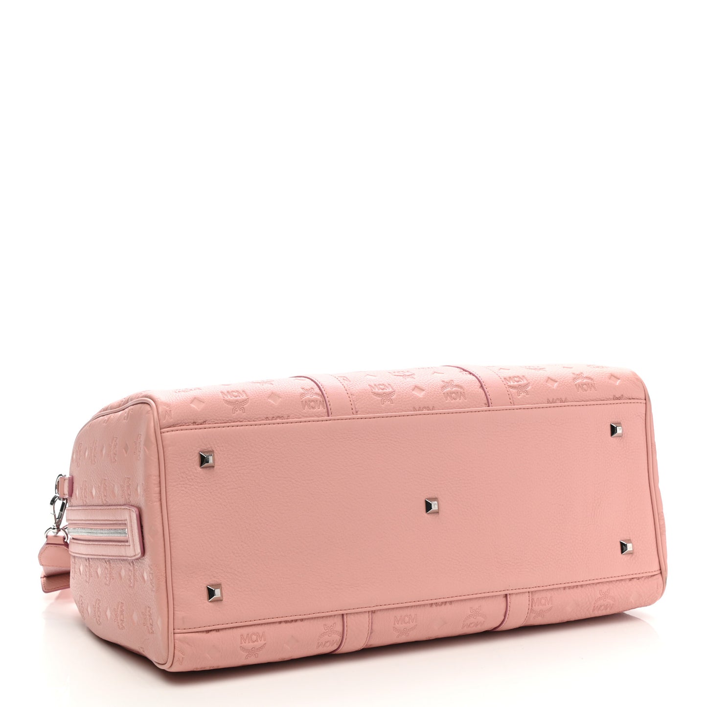 Calfskin Ottomar Monogram Duffle Bag Pink