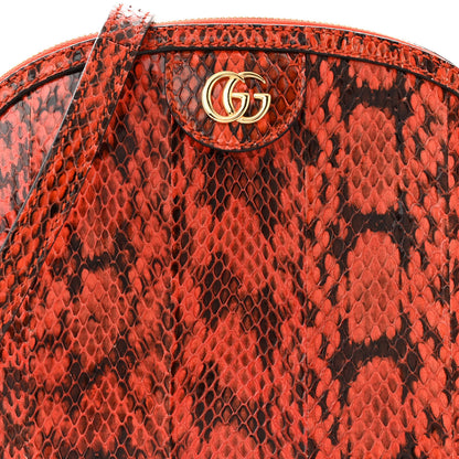 Gucci Snakeskin GG Small Ophidia Dome Shoulder Rev 8 of 10