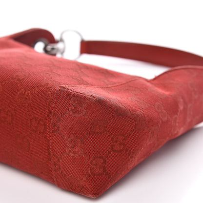 Gucci Monogram Small Hobo Red 9 of 13