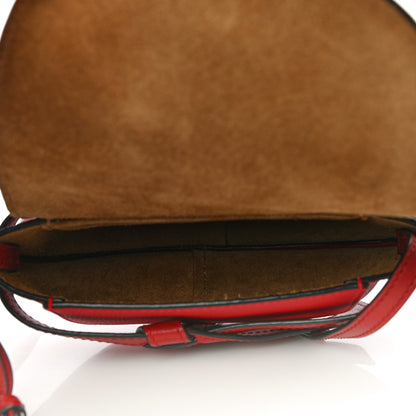 Loewe Grained Calfskin Mini Gate Crossbody Bag Scarlet Burnt Red 5 of 9