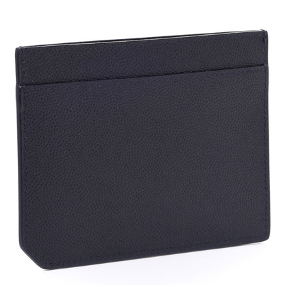 Saint Laurent Grained Calfskin 5 Fragments Credit Card Holder Blue Notte 3 of 8