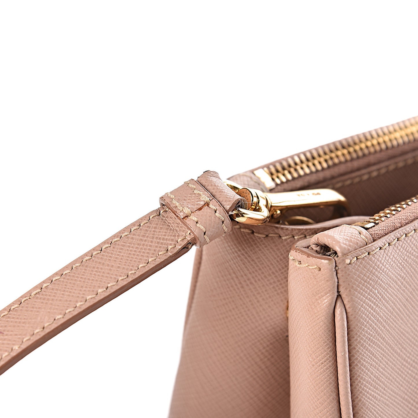 Saffiano Small Galleria Double Zip Tote Cammeo
