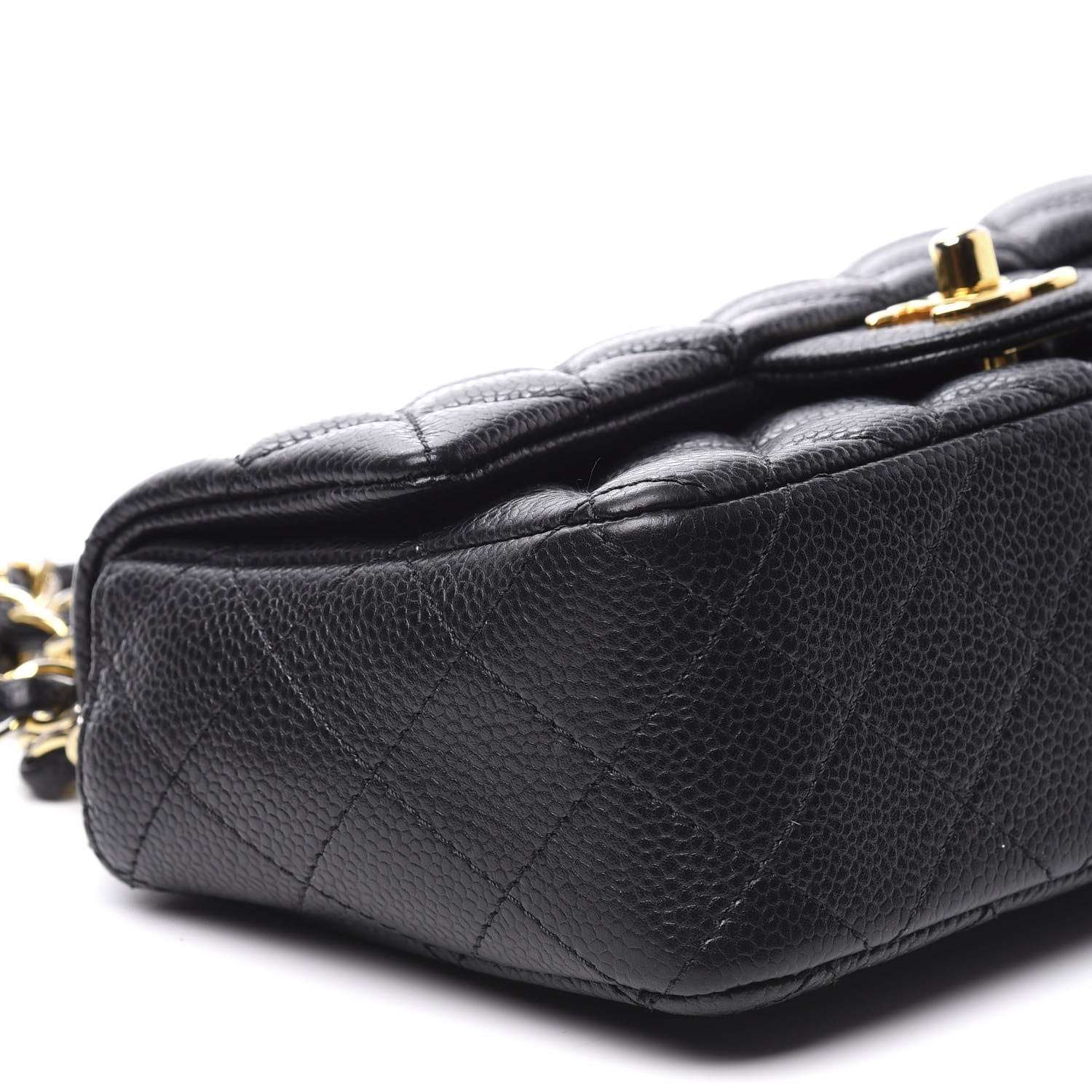 Chanel Caviar Quilted Mini Rectangular Flap Black 5 of 9