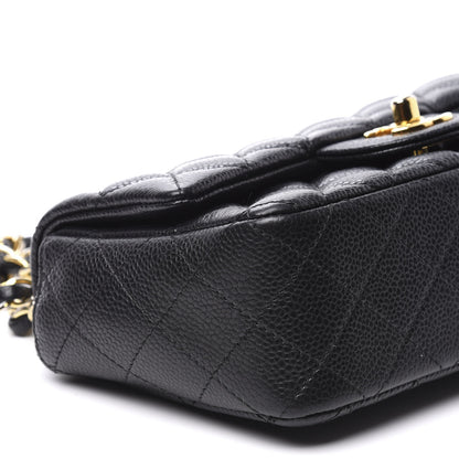 Chanel Caviar Quilted Mini Rectangular Flap Black 5 of 9
