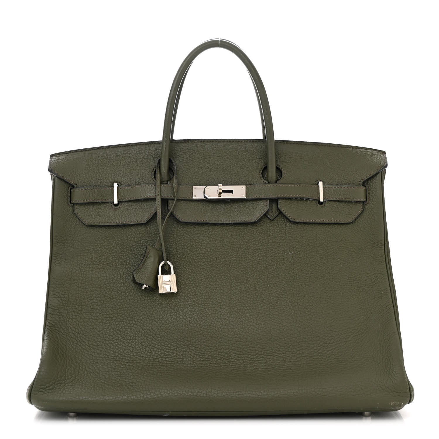 Hermes Togo Birkin 40 Vert Olive 1 of 15