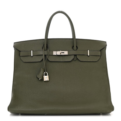 Hermes Togo Birkin 40 Vert Olive 1 of 15