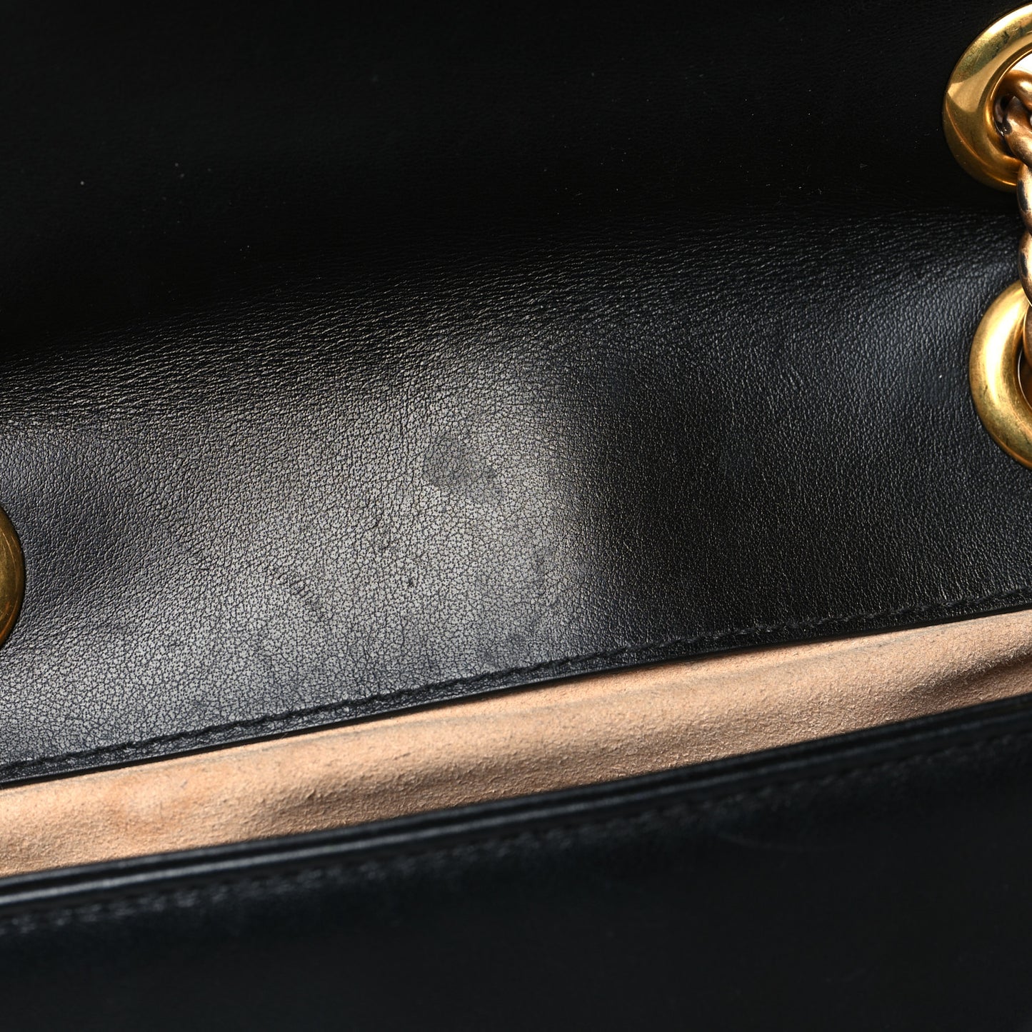 Calfskin Matelasse Mini GG Marmont Shoulder Bag Black
