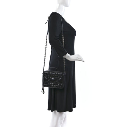 Christian Dior Calfskin Macrocannage Caro Box Bag Black 2 of 11