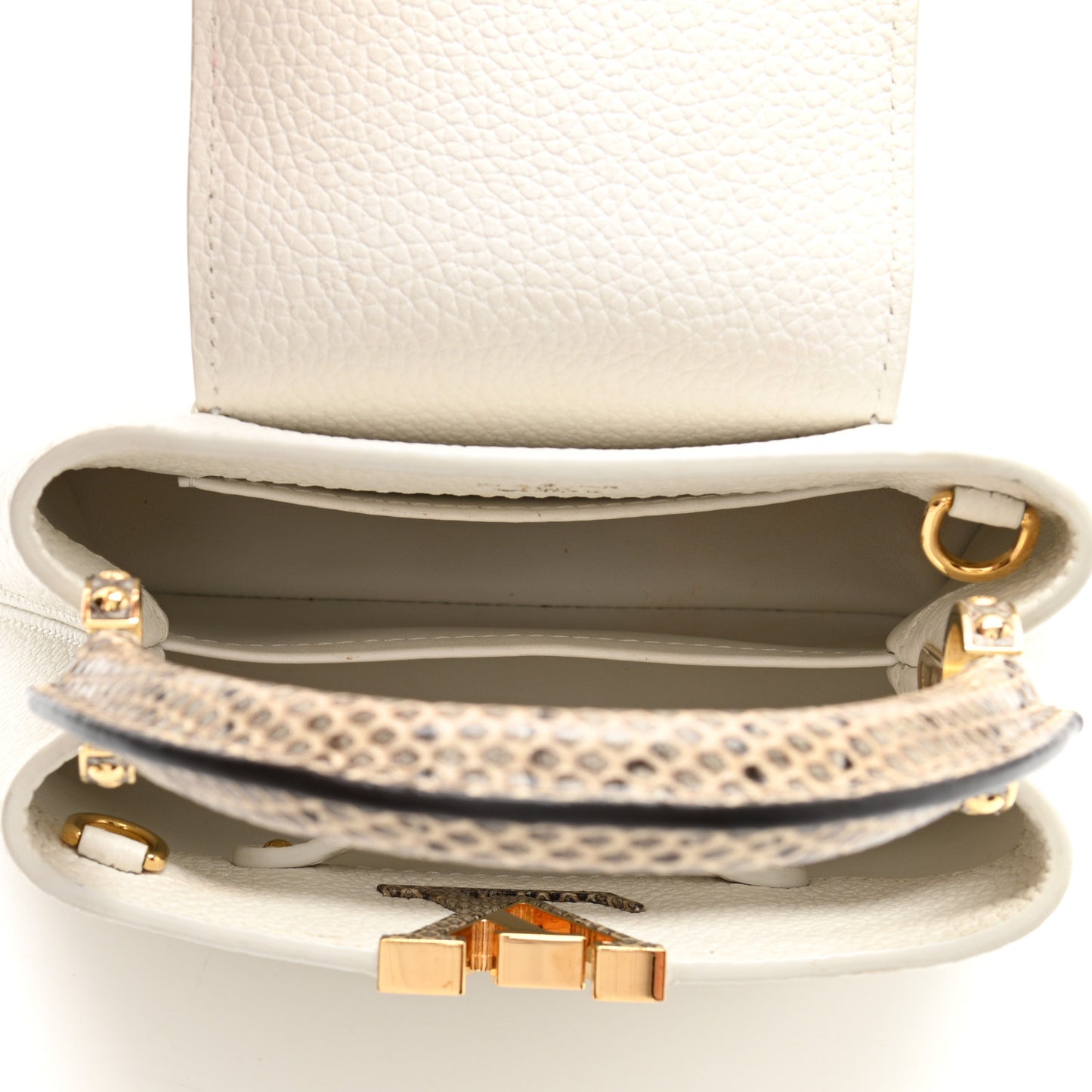 Taurillon Ayers Capucines Mini White Snow White