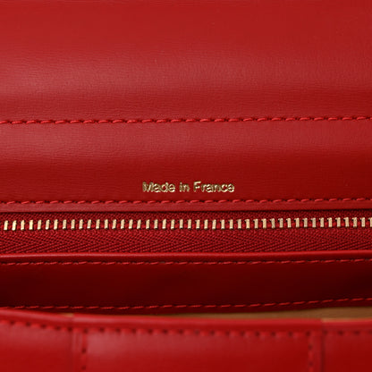 Delvaux Box Calfskin MM Brillant Satchel Red 7 of 17