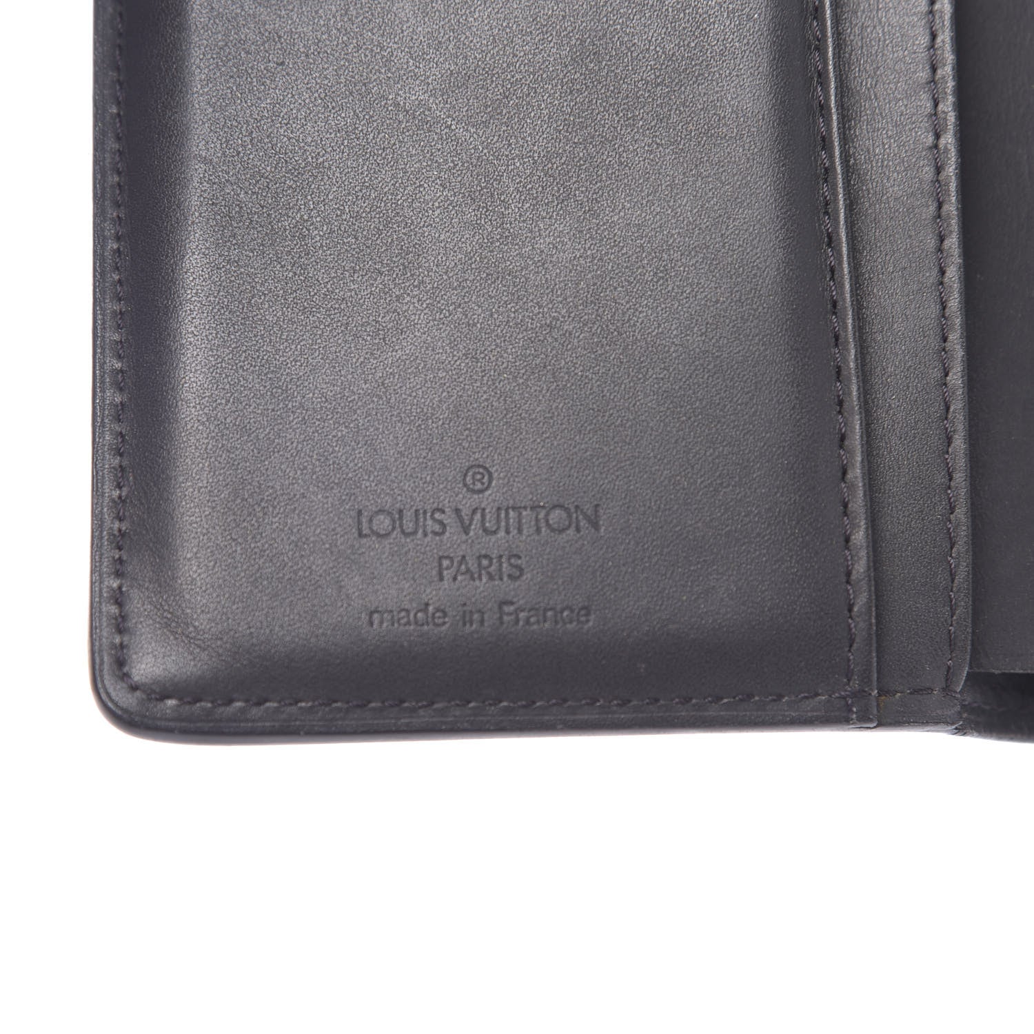 Louis Vuitton Mat Monogram French Purse Wallet Black 6 of 12