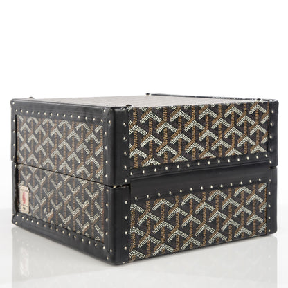 Goyard Goyardine Travelling Pet Bowl Carrier 22 Black 7 of 11