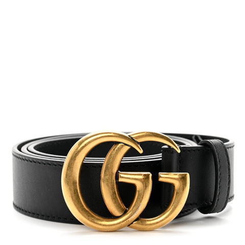 Calfskin Double G 30mm Belt 85 34 Black
