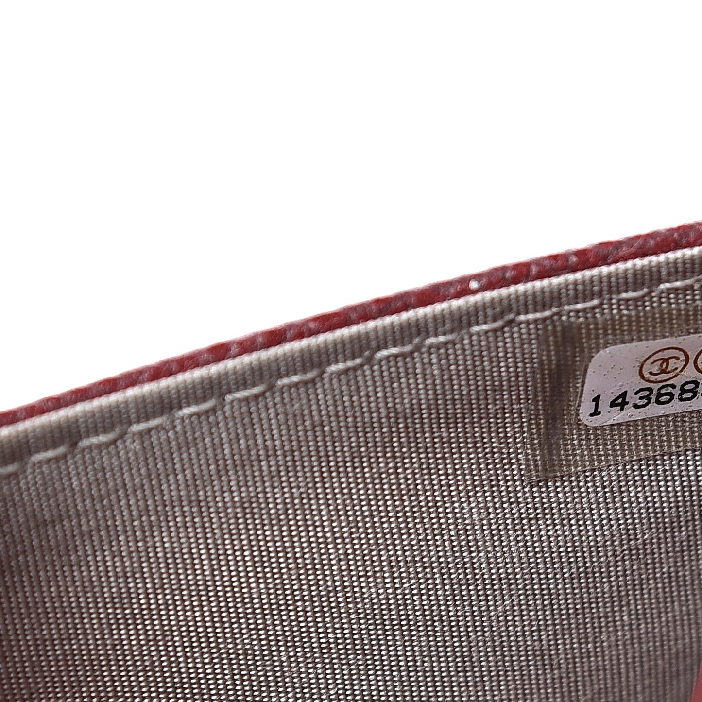 Caviar Timeless CC Wallet on Chain WOC Dark Red