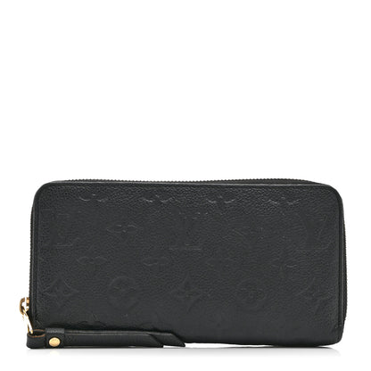 Louis Vuitton Empreinte Zippy Wallet Black 1 of 9