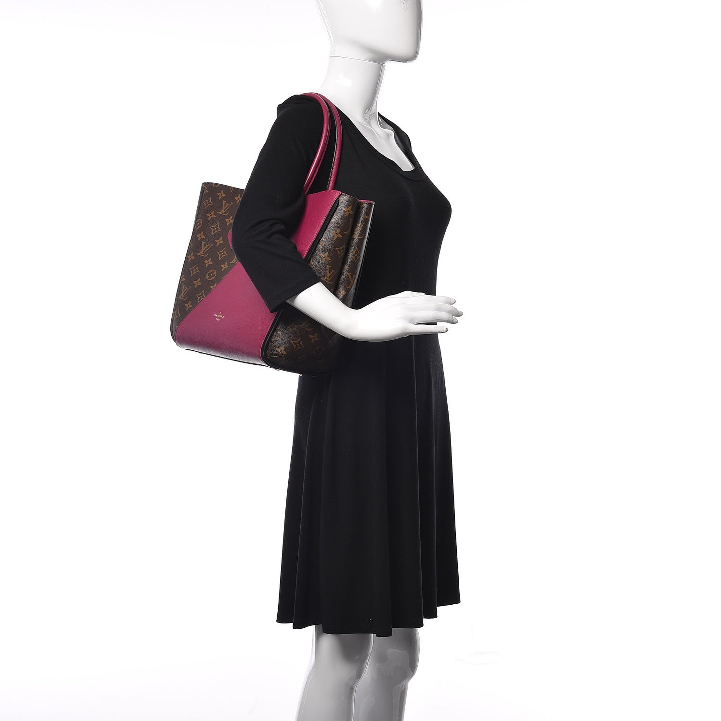 Calfskin Monogram Kimono Tote Grape