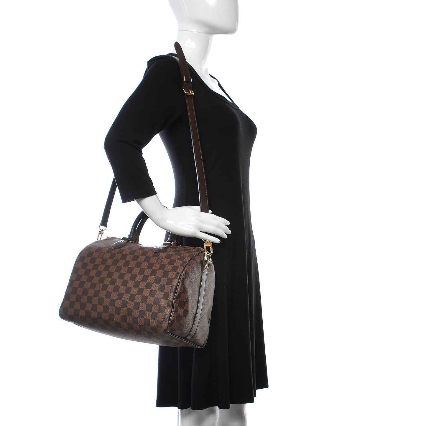 Damier Ebene Speedy Bandouliere 30