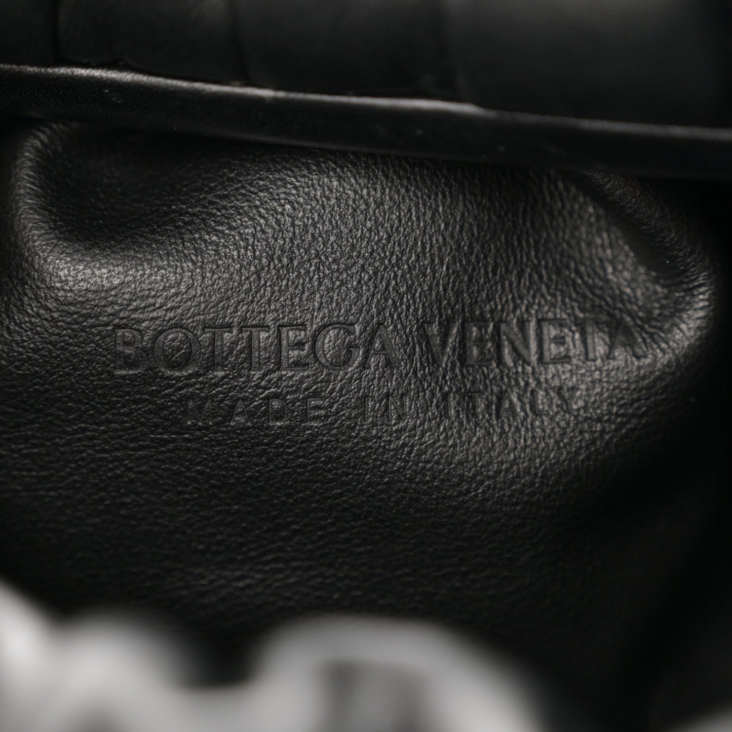 Smooth Butter Calfskin Small The Shoulder Pouch Black