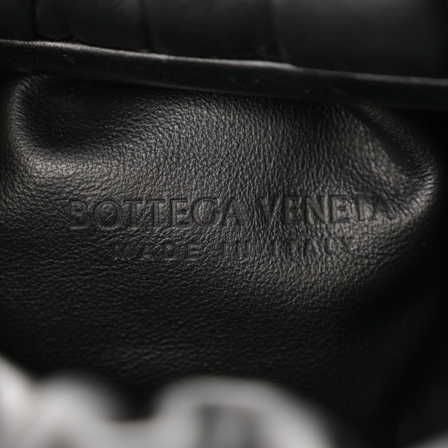 Bottega Veneta Smooth Butter Calfskin Small The Shoulder Pouch Black 6 of 10