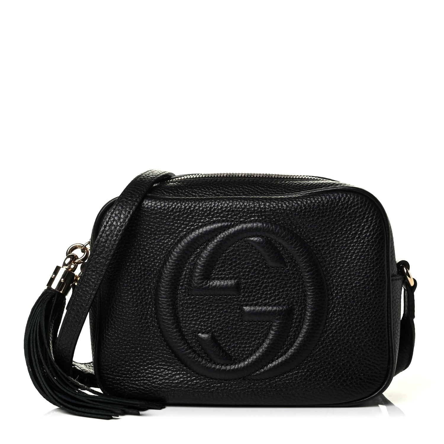 Gucci Pebbled Calfskin Small Soho Disco Bag Black 1 of 7