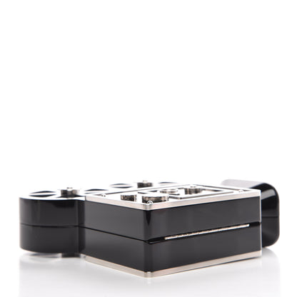Chanel Plexiglass Crystal Buonasera Film Projector Minaudiere Clutch Black 4 of 14