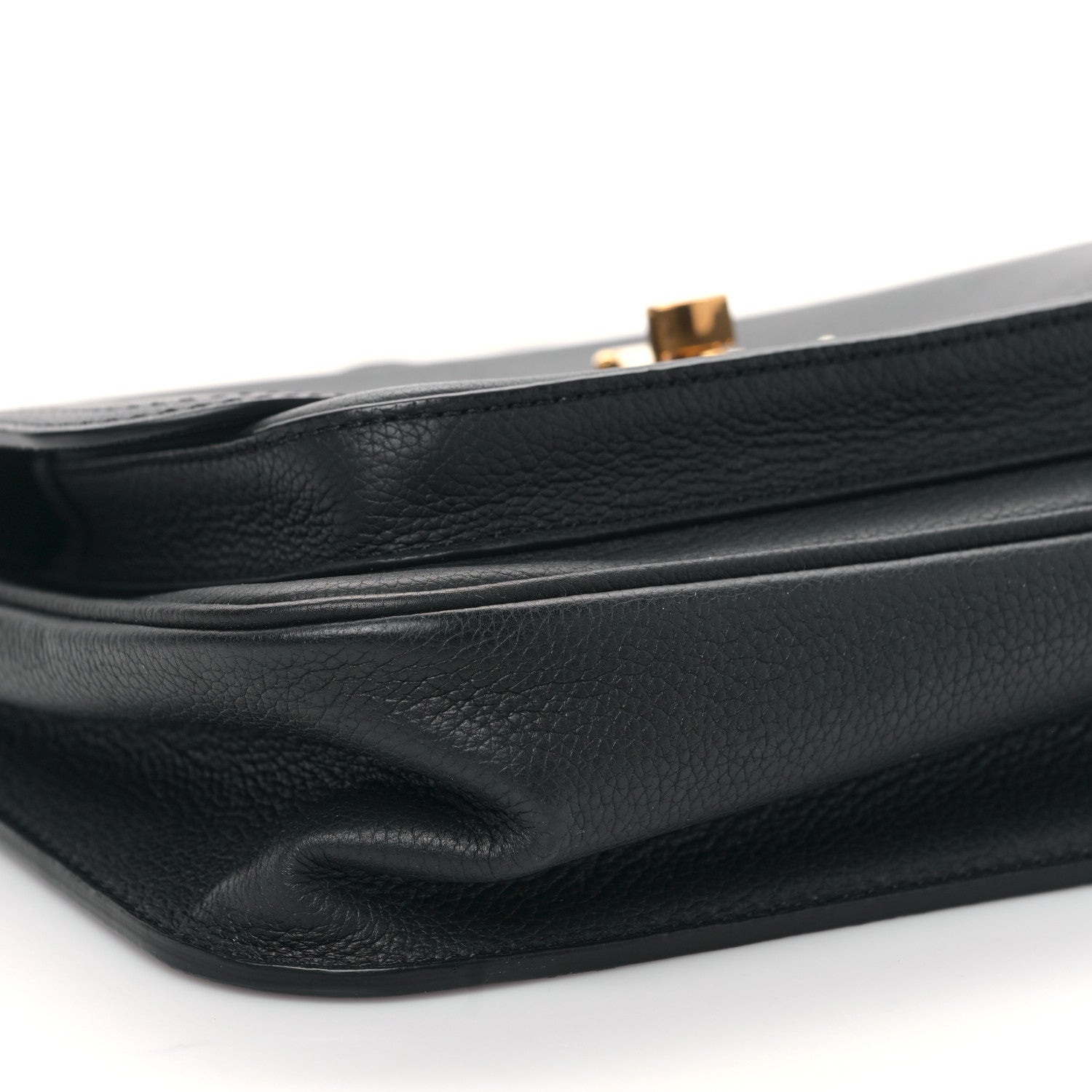 Louis Vuitton Grained Calfskin Lockme Chain Bag PM Black 7 of 8