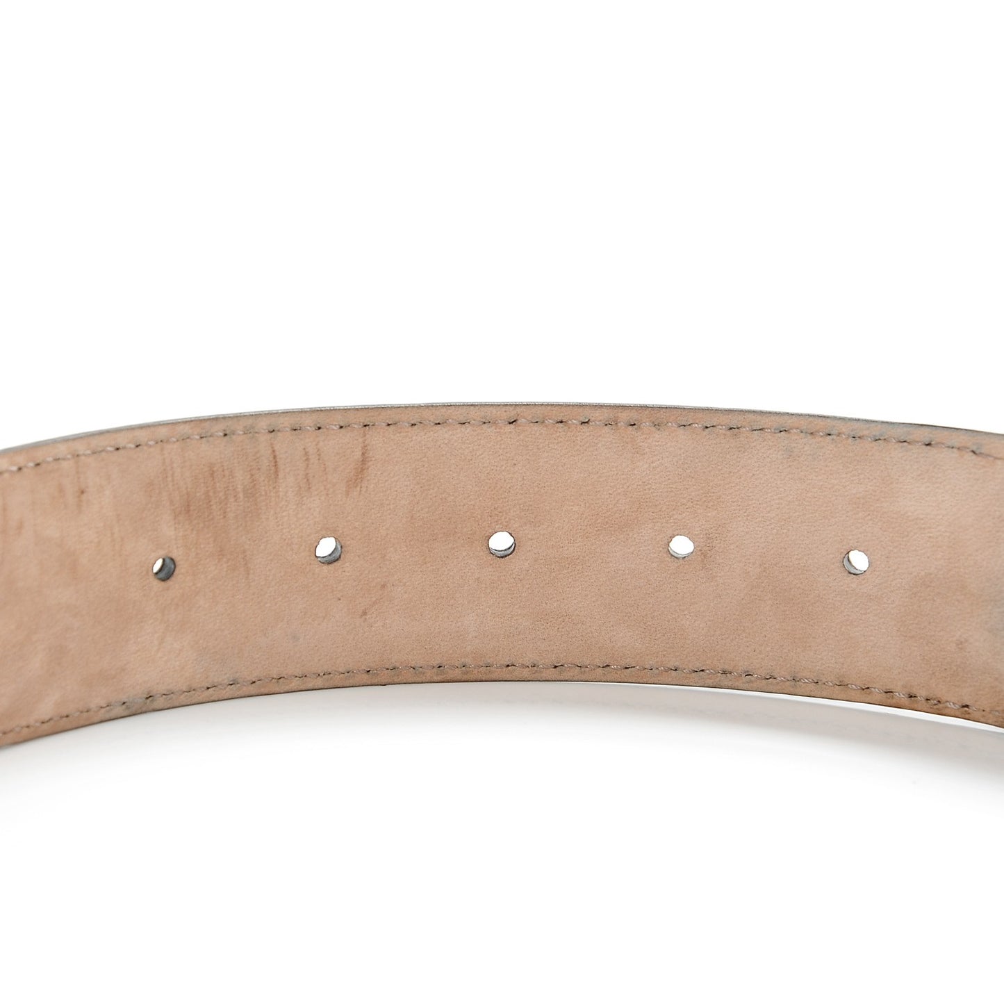 Canvas Web Interlocking G Belt 105 42 Dark Brown