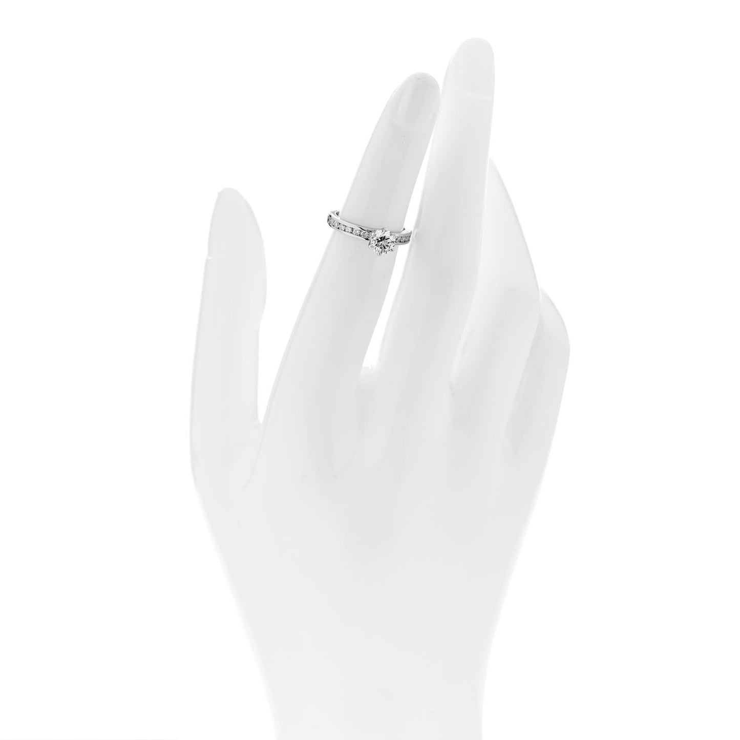Platinum Diamond .57ct Engagement Ring 47 4