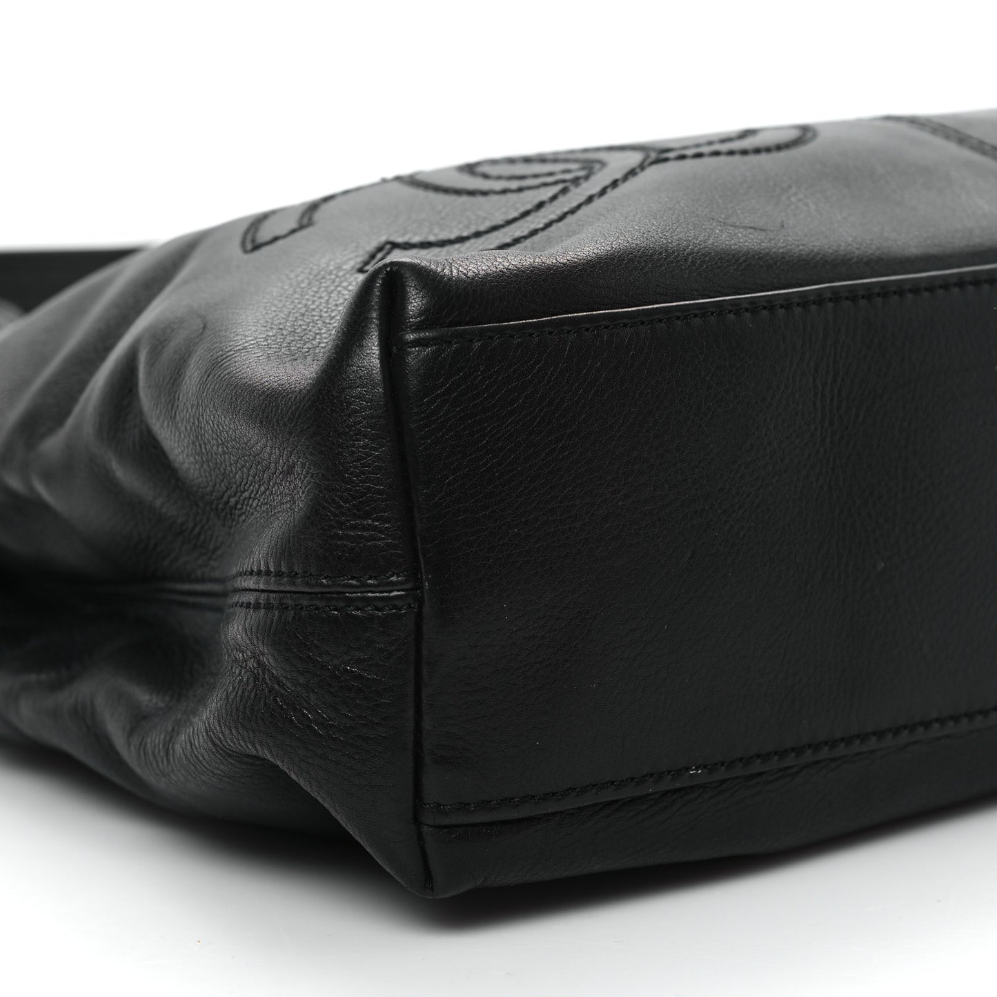 Lambskin CC Shoulder Bag Black