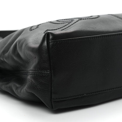 Chanel Lambskin CC Shoulder Bag Black 9 of 12