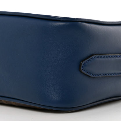 Fendi Glazed Fabric Vitello Century F is Fendi FF 1974 Stamp Patch Camera Case Mogano Panna Iris 10 of 10