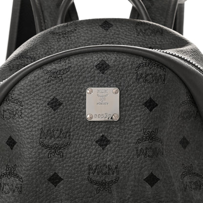 MCM Visetos Small Stark Backpack Phantom Grey 8 of 10