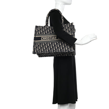 Christian Dior Oblique Medium Book Tote Blue Multicolor 2 of 10
