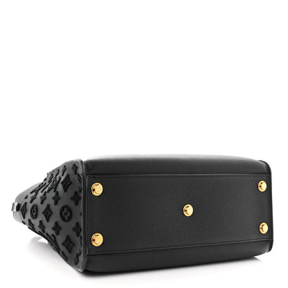 Louis Vuitton Calfskin Monogram Tufting On My Side Black 4 of 9