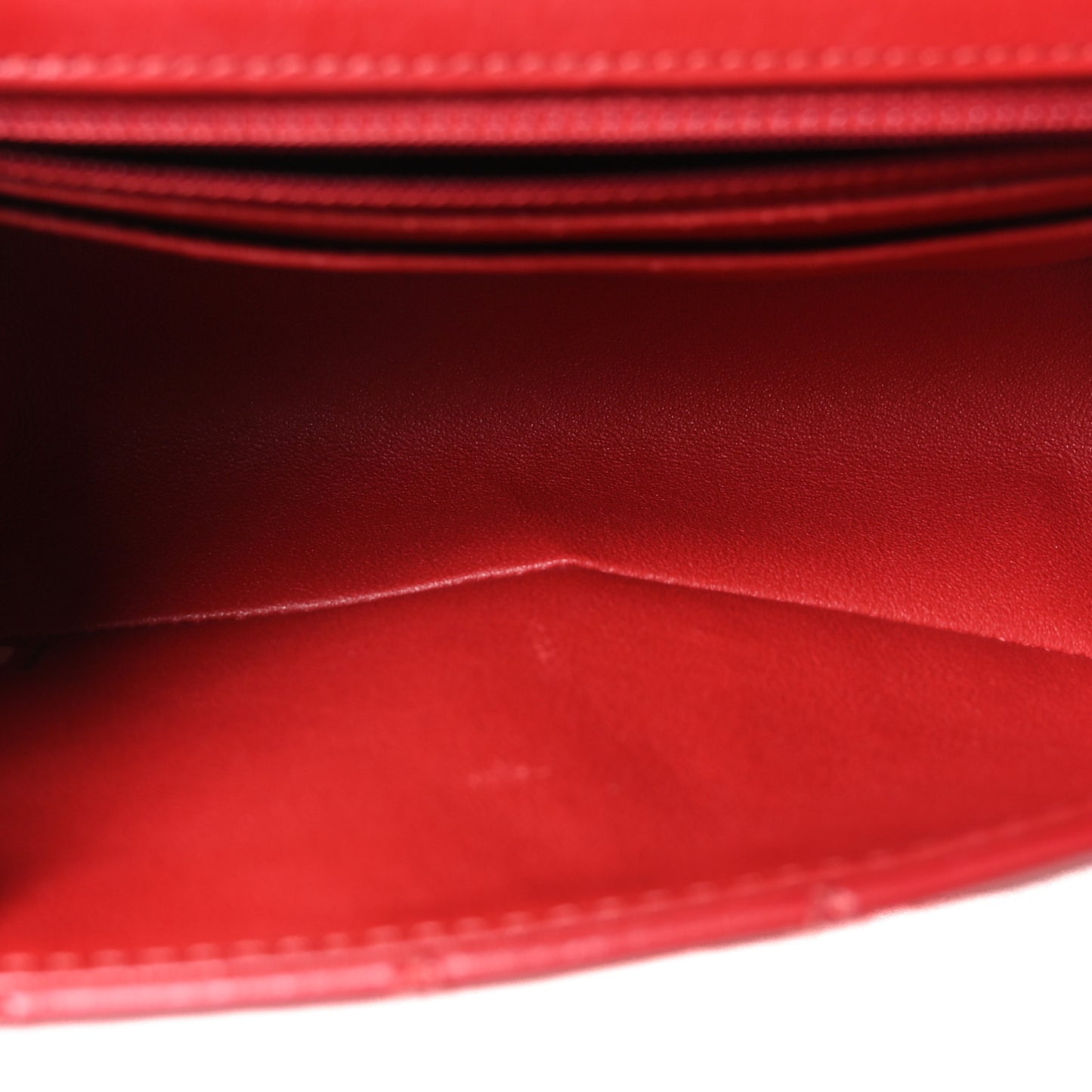 Aged Calfskin Quilted 2.55 Reissue Mini Flap Red