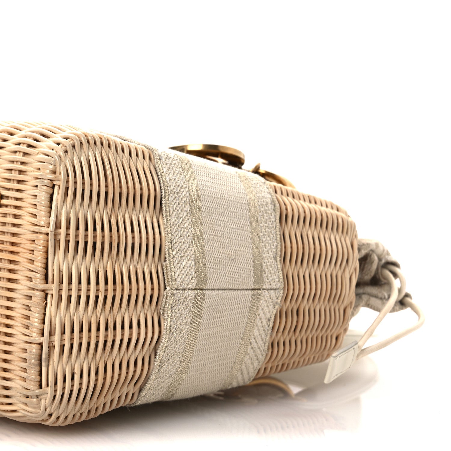 Christian Dior Wicker Oblique Medium Lady Dior Bag Beige 11 of 15