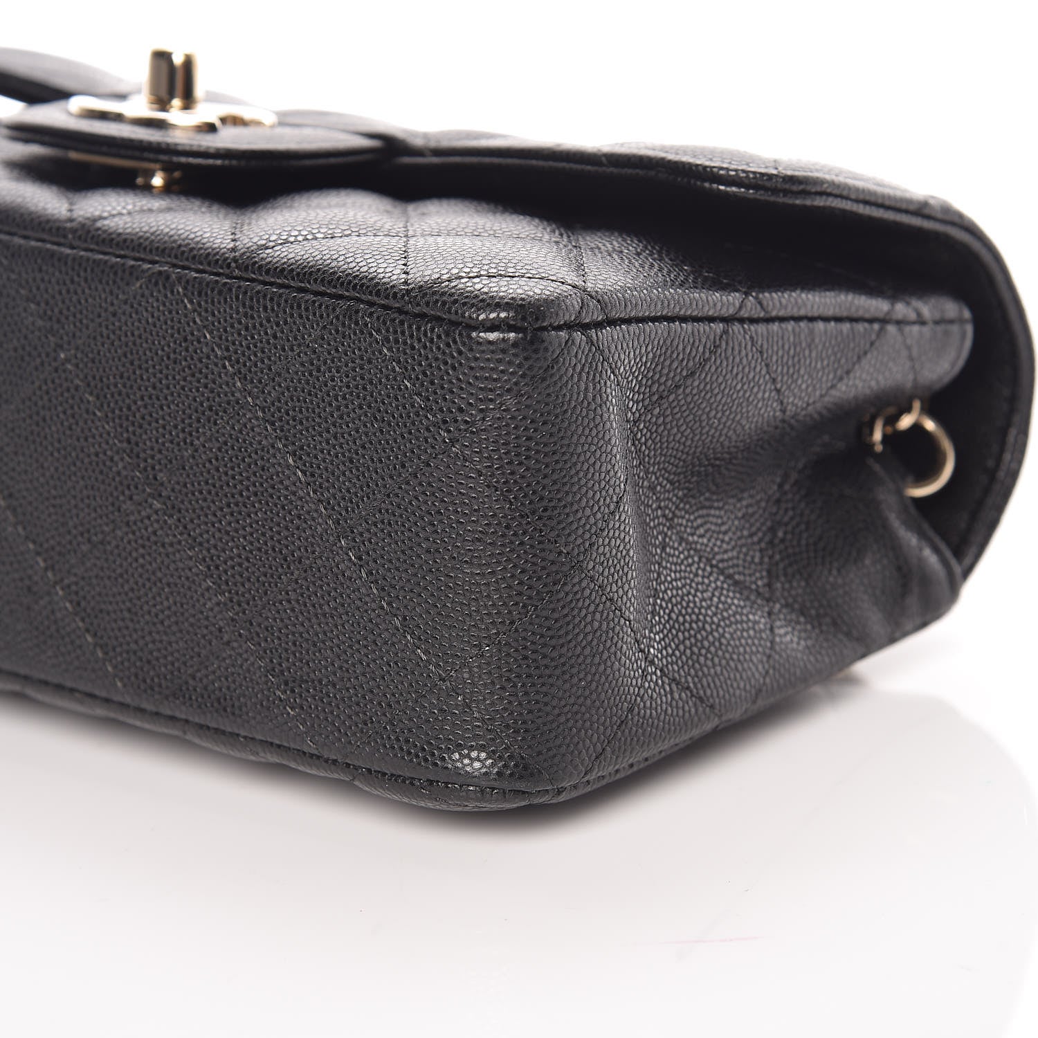 Chanel Caviar Quilted Mini Rectangular Flap Black 8 of 11