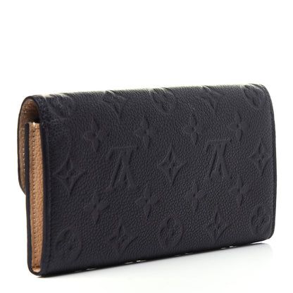 Louis Vuitton Empreinte Emilie Wallet Black Dune 3 of 9