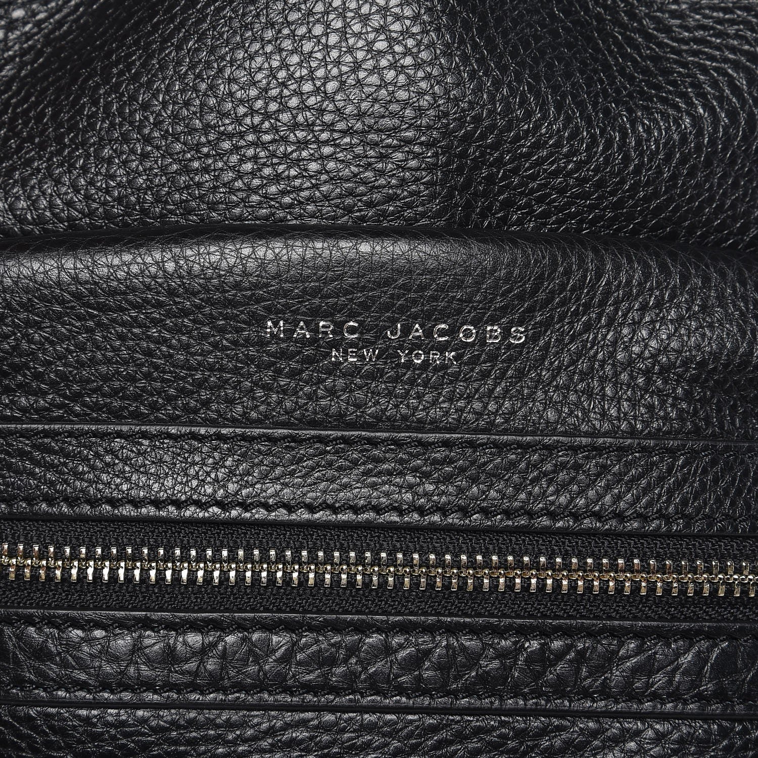Marc Jacobs Pebbled Calfskin Biker Backpack Black 6 of 10