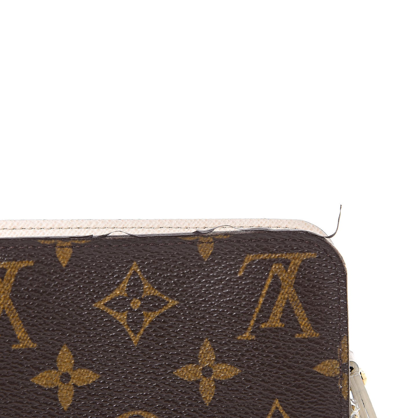 Monogram Insolite Coin Purse Wallet White