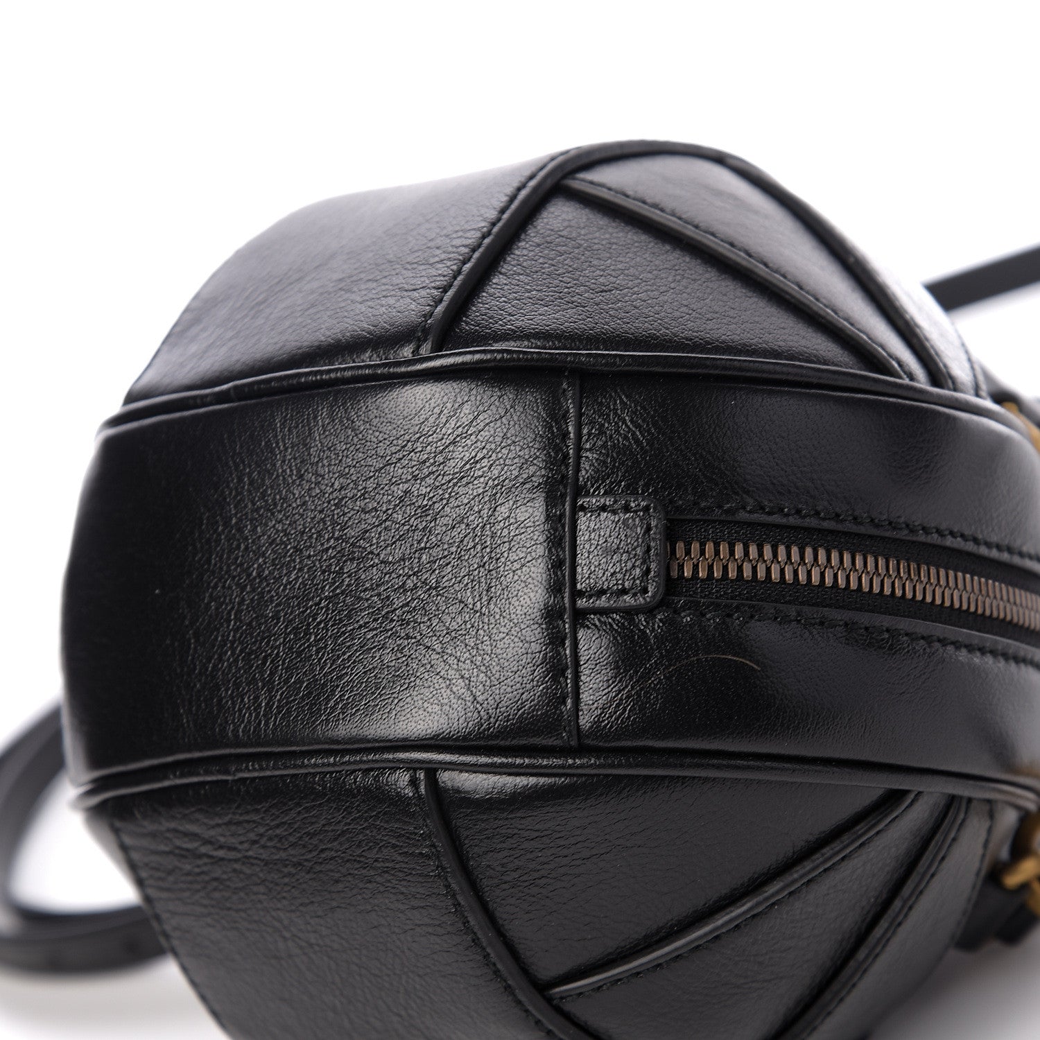 Gucci Piuma Lux Energy Mini Tifosa Basketball Shaped Shoulder Bag Black 9 of 9