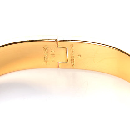 Hermes Enamel Narrow Clic Clac H Bracelet PM Black 5 of 6