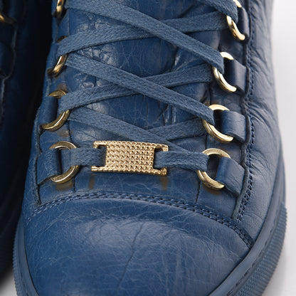 Balenciaga Chevre Hamilton Womens Low Top Sneakers 37 Bleu Profond 8 of 9