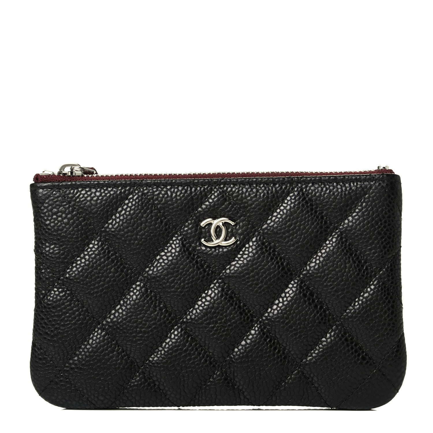 Chanel Caviar Quilted Small Cosmetic Case Black 1 of 4