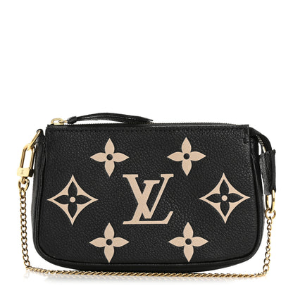 Louis Vuitton Empreinte Monogram Giant Mini Pochette Accessories Black 1 of 9