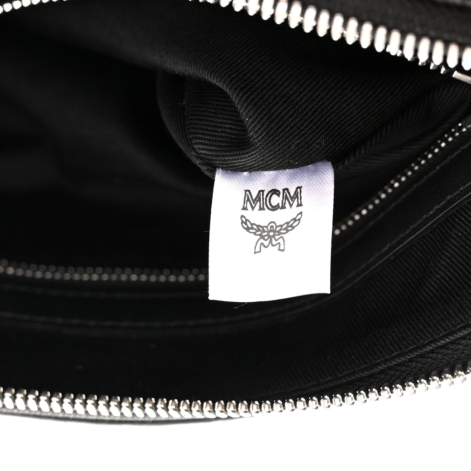 MCM Visetos Medium Crossbody Pouch Black 6 of 10